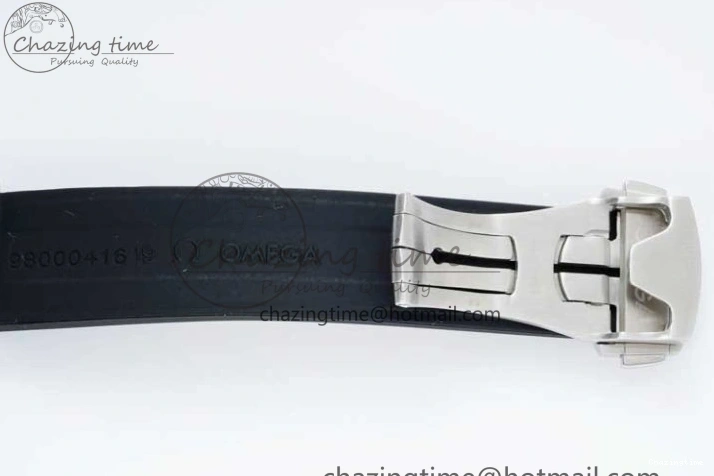 0601 SportInspired Speedmaster Racing Master SS HKF Best Edition Blue Black Dial on Black Rubber Strap A 7817